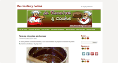 Desktop Screenshot of derecetasycocina.com